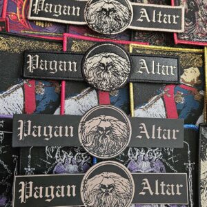 Pagan Altar official faux leather patches