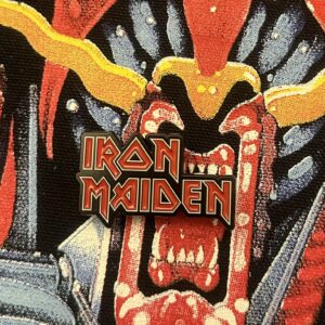Iron Maiden Logo official pin