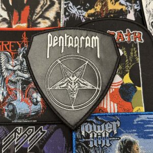Pentagram official Faux Leather patch
